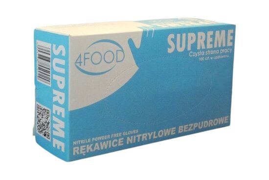 Blue nitrile gloves, SUPRIME clasic N100