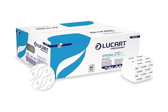 Tualetes papīrs loksnēs Lucart STRONG 210 I