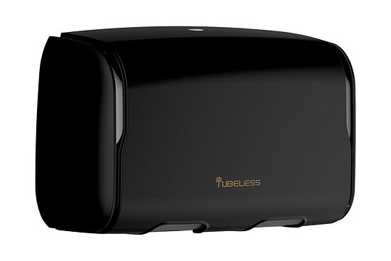 Tualetes papīra tūrētājs, TUBELESS DISPENSER MINI DUO TOILET BLACK