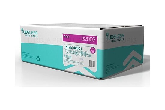 TUBLESS Z FOLD PRO 4250L, Z-locījuma papīra roku salvetes