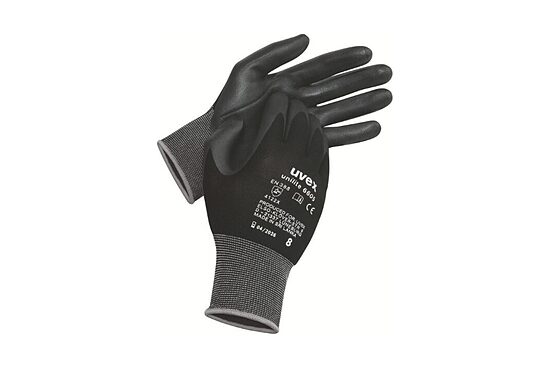 uvex unilite 6605 montāžas cimdi melni