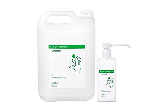 VISION — aromatizētas šķidrās ziepes uz krēma bāzes