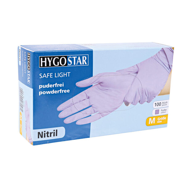 Nitrile gloves Safe Light | powder-free purple, N100 X10