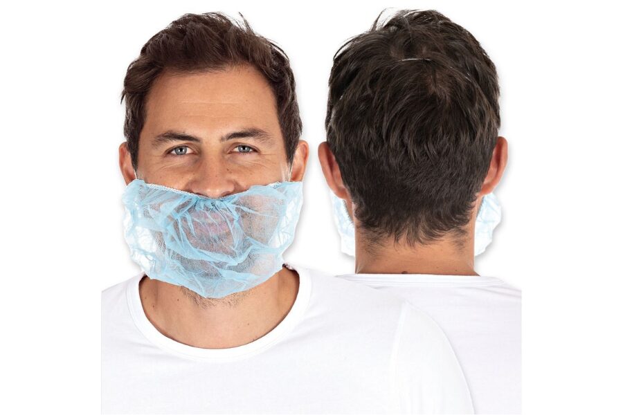 Beard guard, N100, blue