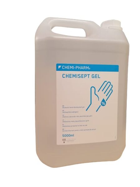 Rankų dezinfekavimo priemonė CHEMI-PHARM -CHEMISEPT GEL 5 litrai