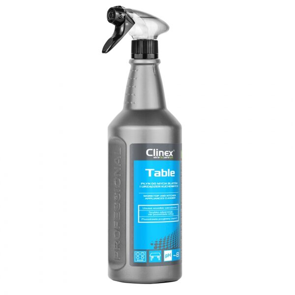 Virtuves virsmu un sadzīves iekārtu tīrīšanas līdzeklis  CLINEX TABLE 1000ml	 