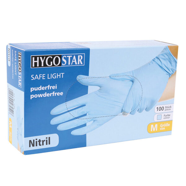 Nitrile gloves Safe Light | powder-free blue X10