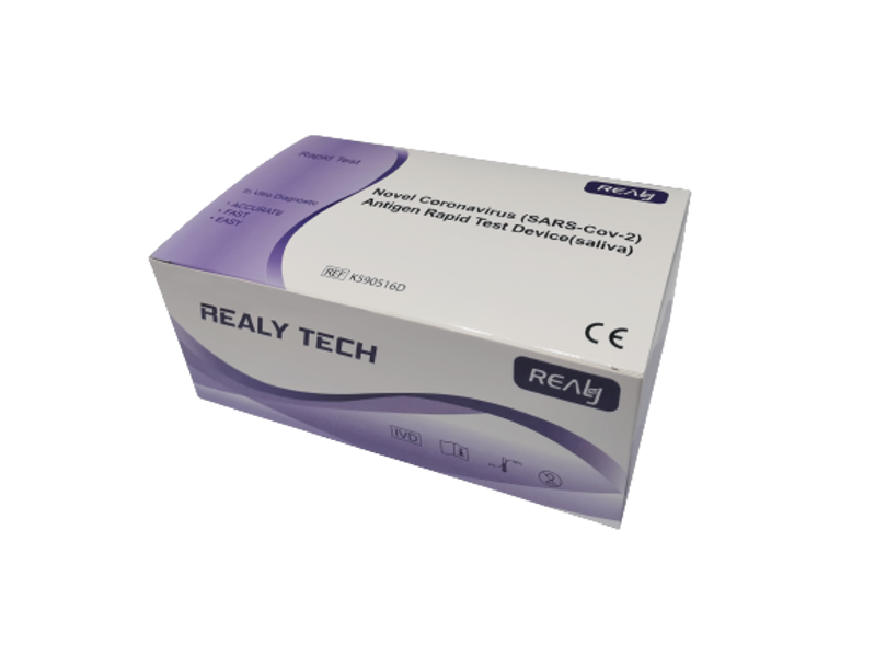 RealyTech – Antigēna COVID-19 Ātrais Tests (siekalu)